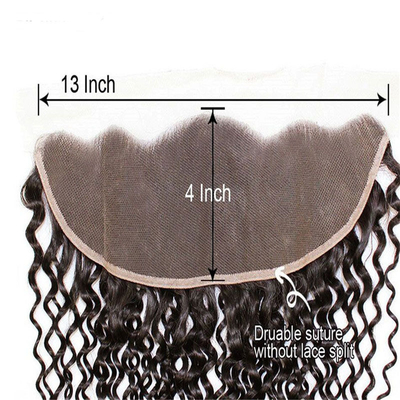 0.2KG 처녀 헤어 확장 패그 蕾丝 앞 폐쇄와 100% 인간 머리카락