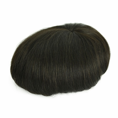 100% 진짜 인모 남성 튜피 수작업 가시 탈모 패치