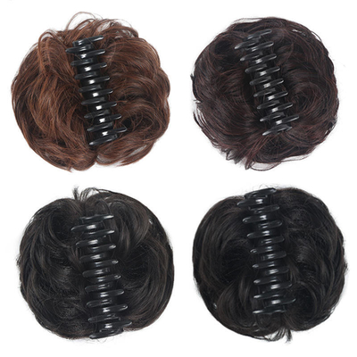 허용 OEM/ODM 합성 헤어 도넛 Messy Bun Hair Piece Extensions Chignon