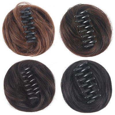 허용 OEM/ODM 합성 헤어 도넛 Messy Bun Hair Piece Extensions Chignon