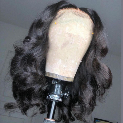 위그 합성 열 저항 고급 합성 蕾丝 위그 앞면 기계로 만든 위그