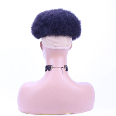 진짜 처녀 브라질인 아프로 커리 인간 머리 상단 여자 반 남자 만든 기술