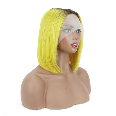 원시 처녀 투명 HD 蕾丝 앞면 인적 머리 패그 100% 밥 패그 레미 헤어 250g-450g