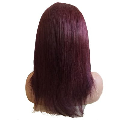 100% 인간발 브라질 99J Ombre Full Lace Wig 스위스 360 Lace Front 10-24 인치 투명 HD