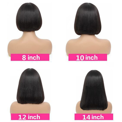 8인치 듀얼 드로잉 브라질 직선 풀 레이스 프론트 밥 패이크와 함께 고급스러운 경험을 해보세요